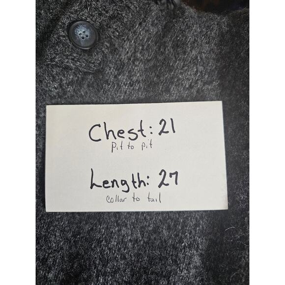 Briard Wool Blend Mock Neck Sweater Gray Knit Mens Large Italy - Picture 7 of 7